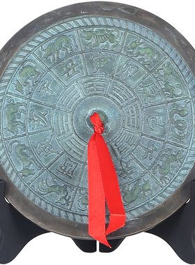 铜欣祥仿古风太极八卦镜结婚礼品