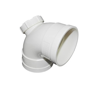 PVC管 排水管 90度带检弯头 门弯 DN50 75 110门弯 带检查口国标