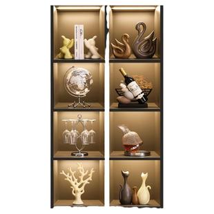 轻奢玄关餐边柜新房装饰品摆件高档客厅酒柜电视柜高级感红酒架托