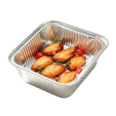方形空气炸锅专用食品级防油锡纸
