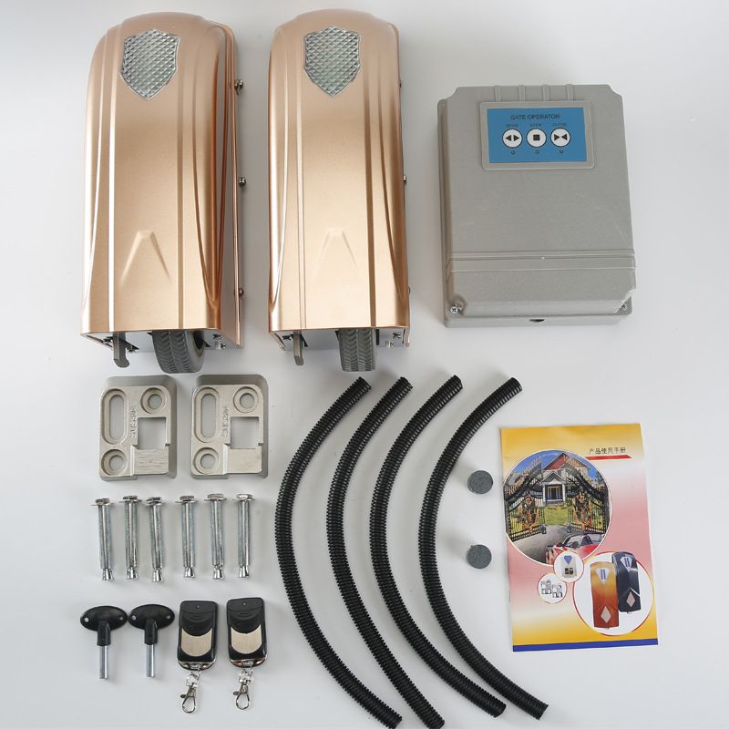 双开门机八字电机对开门机庭院别墅自动闭门器远程遥控电动门电机