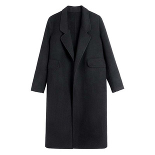 双面羊绒大衣女2024流行秋冬装韩版中长款职业羊毛呢子工作服外套