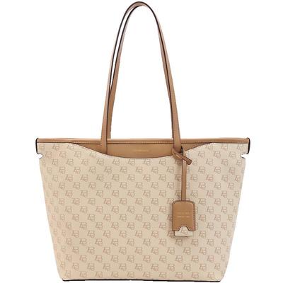 百丽大容量老花托特包