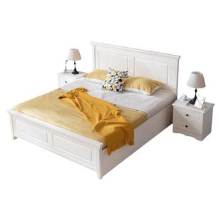 轻法式实木床1米8双人床主卧2025年新款欧式公主床美式高箱床婚床