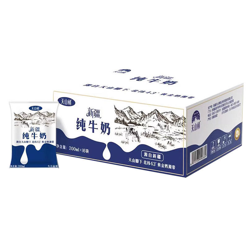 新疆天山情全脂高钙营养奶