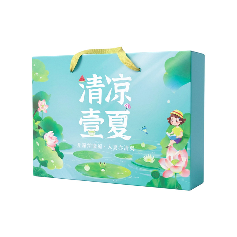 夏日清凉礼盒绿豆冰糖组合高温慰问防暑降温大礼包端午节员工福利