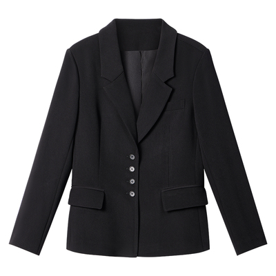 movk灰色小个子西装套装女外套