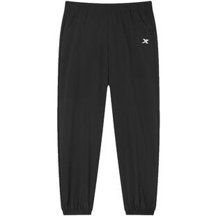 特步童装儿童运动裤夏季新款男童弹力速干裤女童透气束脚防蚊裤子