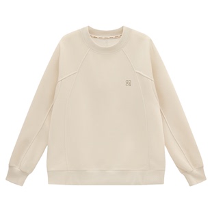 吕小虎ACTUP 390g重磅圆领长袖卫衣男生春季针织内搭简约情侣上衣