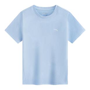 安踏儿童短袖T恤男童2026年春夏季新款运动清凉透气舒适上衣圆领