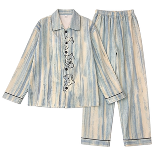 漂亮出门睡衣女士2026新款秋冬季卡通原创家居服可外穿高级感套装