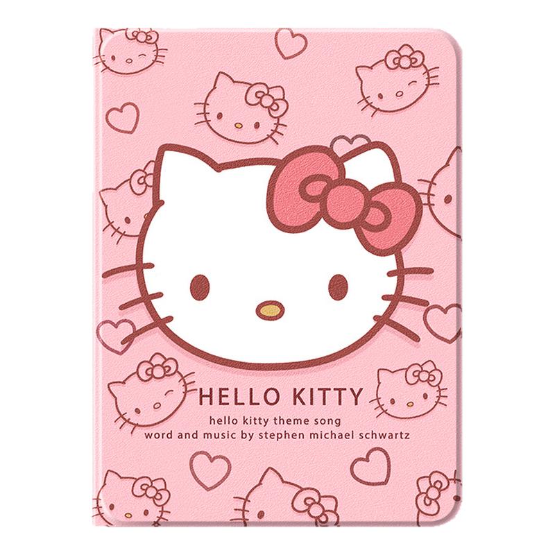 适用小米8pro平板保护套新款女生xiaomi7spro带笔槽pad6pro卡通可爱5pro轻薄防摔4plus双面磁吸保护壳凯蒂猫