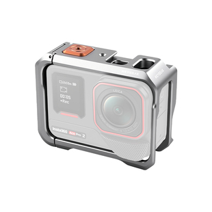 REYGEAK适用影石Insta360 AcePro2金属兔笼运动相机拓展边框保护壳防摔壳横竖拍快拆多功能转接框ace pro配件