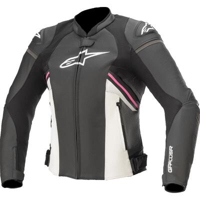 a星alpinestars女士皮衣牛皮摩托车骑行服机车皮夹克GP PLUS R V3