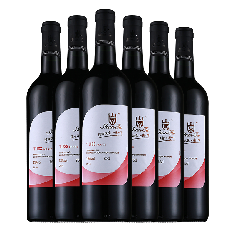 山图法国原瓶TU98美乐干红葡萄酒
