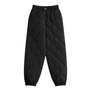 BOYUE帛跃重磅夹棉加厚抽绳束脚裤男女潮东北保暖情侣居家大棉裤