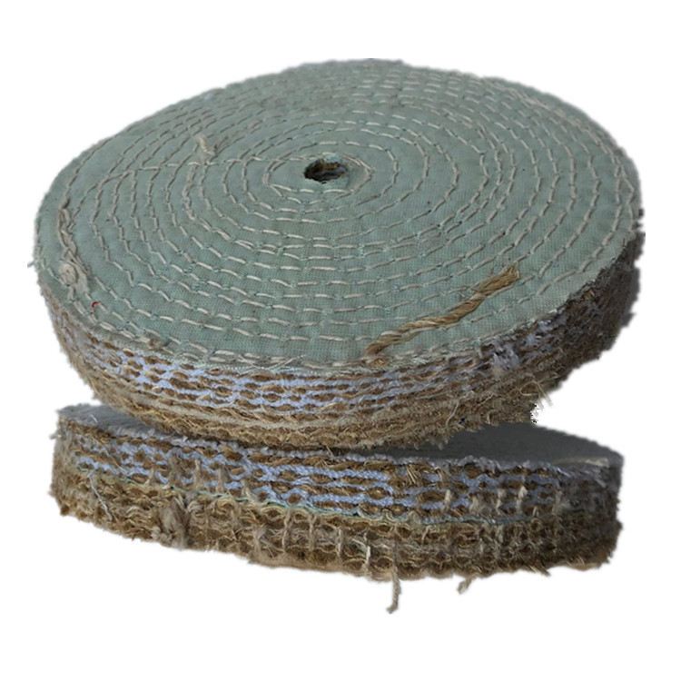 麻布轮150*20mm厚度 麻布抛光轮剑麻轮油麻轮不锈钢镜面抛光