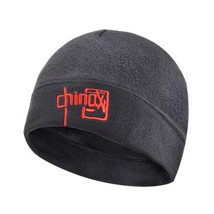 加厚保暖帽子男女冬季防风运动套头帽抓绒围脖户外骑车包头帽套装