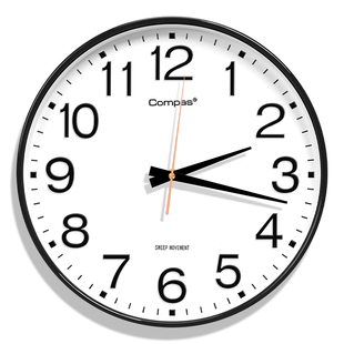 康巴丝挂钟客厅家用钟表时尚创意静音免打孔挂墙简约石英电子时钟