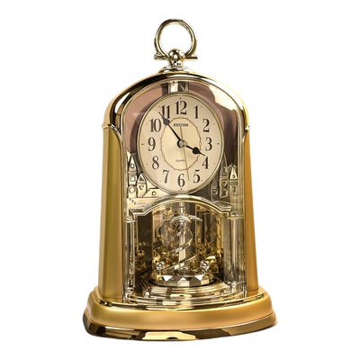 RHYTHM丽声欧式静音台钟2026