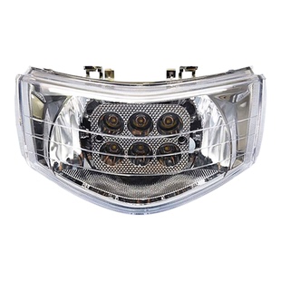 12v摩托车改装配件国三福喜led大灯白光巧格一代JOGLED大灯总成