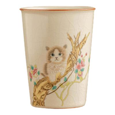 JOJO'SLIFEPD萌猫随手中式茶杯