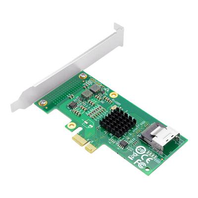 PCIe3.0x4转Mini-SAS内置4口SATA3.0扩展卡兼容SATA3.1RAID阵列卡