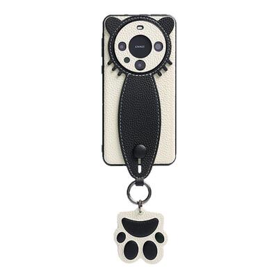 华为mate80手机壳新款真皮腕带