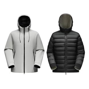 美力城钛金Pro极寒加厚舒适双面穿鹅绒服2024年中长款轻量羽绒165