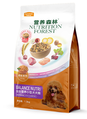 麦富迪营养森林肉松小型犬专用粮