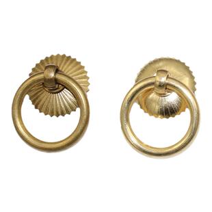 中式纯铜拉手古典家具全铜柜门把手中药柜抽屉拉手火锅陶瓷罐拉环