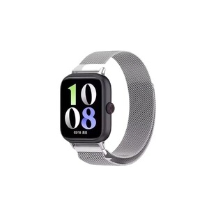 适用vivowatch3/5手表金属米兰磁吸表带vivo/iqooGT夏天腕带运动透气配件男女替换带ins精钢钢带编织卡扣回环