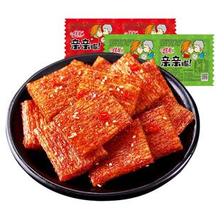 佳龙亲亲觜大刀肉面筋辣条小包装解馋追剧小零食儿时散装辣条批发