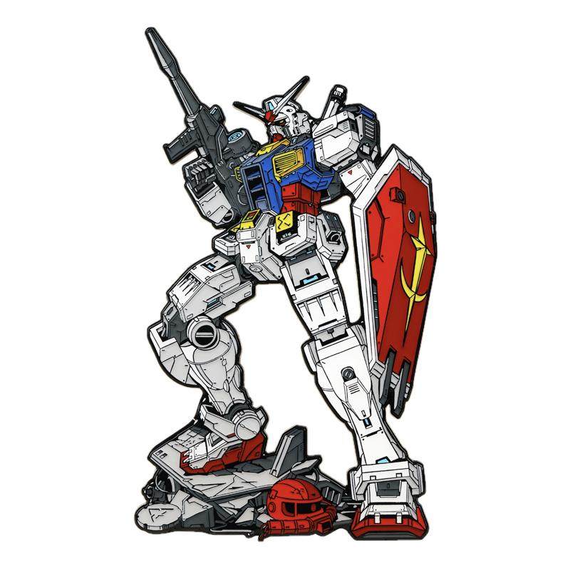 潮设会原创高达RX78金属大胸针