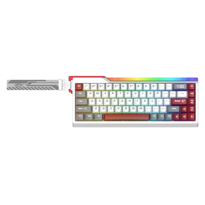 艾石头Ra68全铝磁轴机械键盘游戏电竞专用台式电脑客制化双MCU