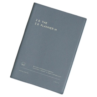 韩国iconic日期型周计划日程本2026手帐记事本月周循环办公本子M
