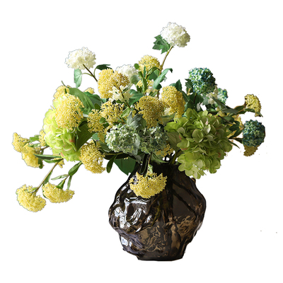 芝麻家居侘寂风玻璃餐桌