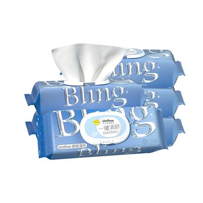 unifree厨房湿巾40抽6包