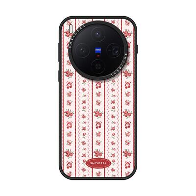 SMYIDEAL思茉伊适用oppofindx9ultra手机壳vivox300pro磁吸新款200promimi樱桃玫瑰x300不会撞壳少女风findx8