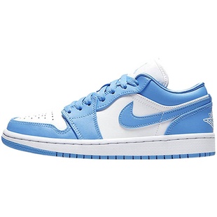 虎牙球鞋Air Jordan 1 Low UNC AJ1 乔1北卡蓝男女低帮AO9944-441
