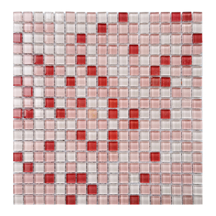 1cm水晶玻璃马赛克瓷砖墙贴背景墙卫生间装修儿童房糖果色小颗粒