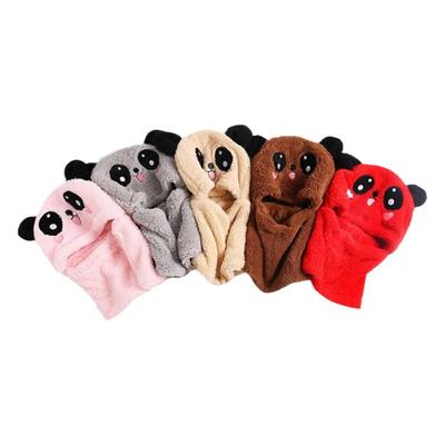 儿童帽子围巾一体套装加厚秋冬季