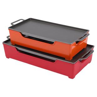 烧烤加热保温炉商用可刻字定制logo烤鱼烤串烤肉不沾盘酒精烧烤炉