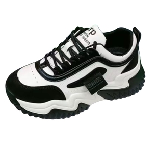 品牌真皮老爹鞋女2025新款秋冬厚底增高加绒保暖运动鞋防滑旅游鞋