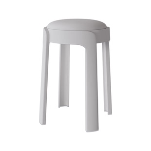 凳子家用结实耐用小户型专用圆凳可叠放待客备用加厚软包塑料高凳