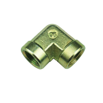 液压内丝弯头90直角铁镀锌