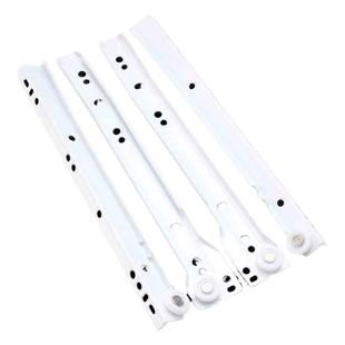 汇泰龙抽屉轨道托底滑道二节导轨滑轨加厚电脑桌滑槽键盘滚轮滑轮