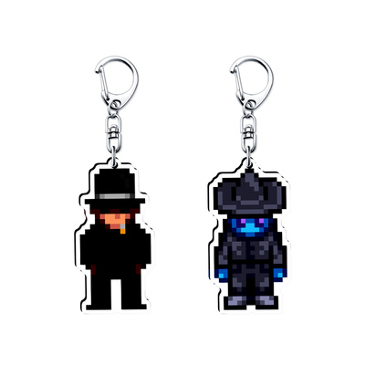 星露谷门卫齐先生老水手钥匙扣