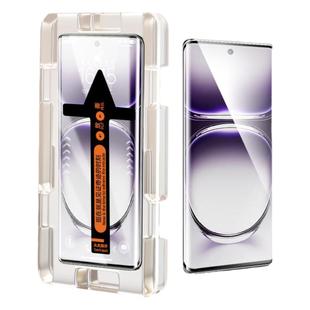 秒贴无尘仓创霸适用opporeno12钢化膜reno12pro手机膜曲面oppo全屏reon全包边0pp0新款的全胶神器保护por贴膜