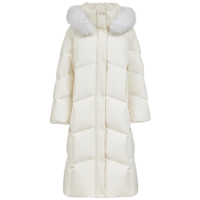 ONLY狐狸大毛领羽绒服